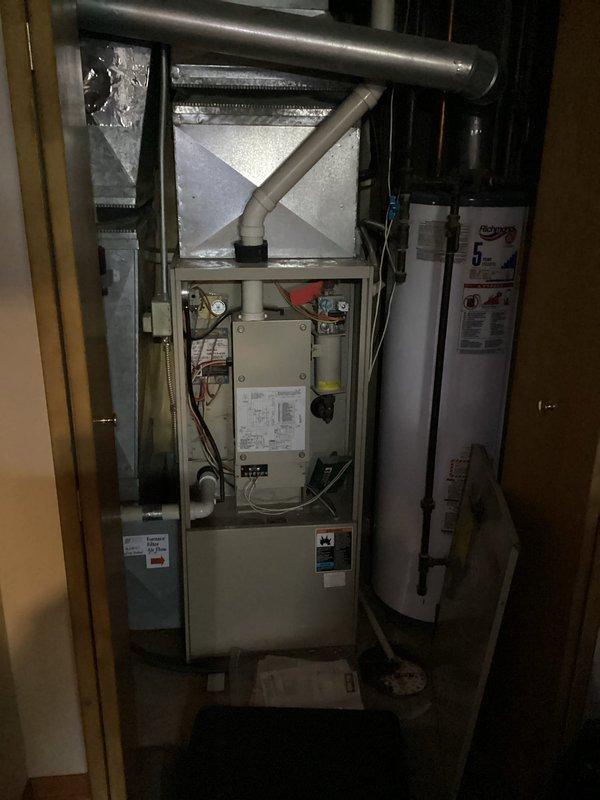 Responded to no-heat call with reported noise during operation. Diagnosed failed inducer motor. Replaced inducer motor under parts warranty, restoring proper system function and heat to residence.