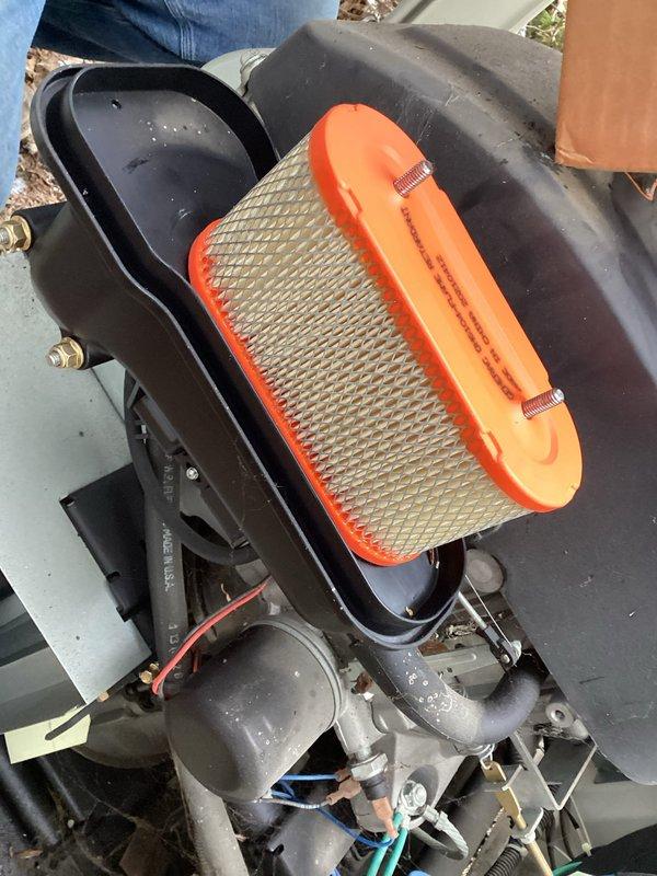 Performed scheduled maintenance on two Generac generators. Inspected and serviced the air filter assembly, which showed normal wear. Both generators were operational with no issues identified.