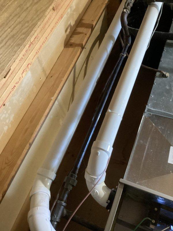 Performed scheduled maintenance agreement tune-up on furnace unit. Inspected control board connections, wiring, and PVC venting system. All components functioning as designed with no issues identified.