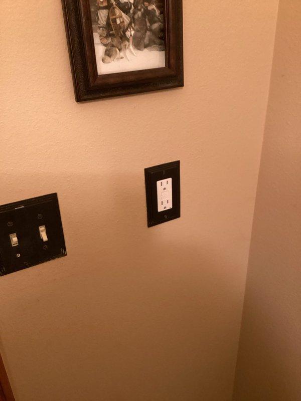 Conducted site visit to assess installation of two GFCI outlets intended for bidet units with heating/drying capabilities. Determined one outlet installation was feasible, while the second would require sheetrock removal for proper access. Recommended dedicated circuits for optimal performance, though client preferred alternative options.