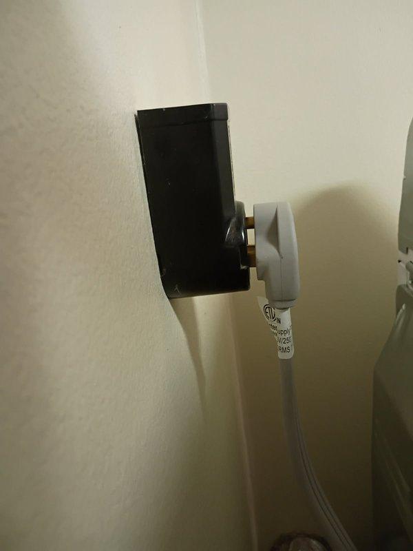 Inspected customer's laundry hose bib that was not shutting off completely. Discovered soldered shut-off valves installed within the wall that would require wall removal for replacement. Customer was informed of findings and declined the repair at this time.