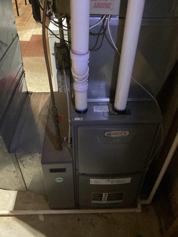 Diagnosed and replaced failing inducer motor that was producing excessive noise during furnace operation. Customer had not performed maintenance in 10 years, and system inspection revealed the inducer motor as the source of the loud operational sound. Replacement successfully resolved the noise issue.