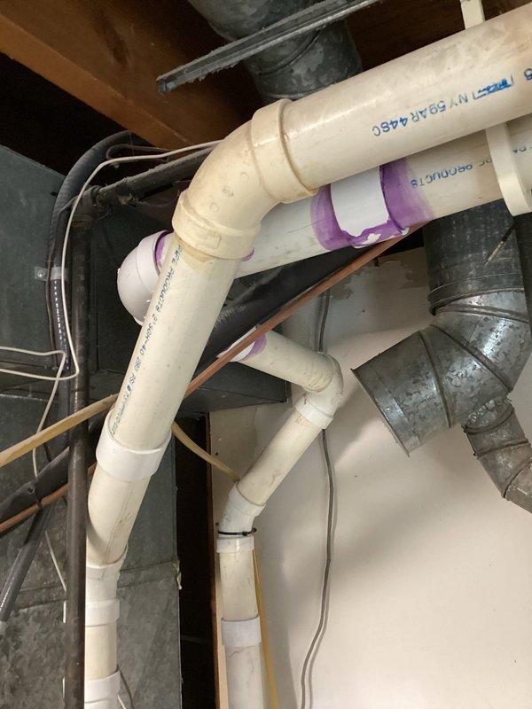 Responded to a service call regarding a leaking furnace exhaust pipe. Inspected the system, identified the compromised exhaust piping, and removed the damaged section. Installed new PVC exhaust piping with proper connections and verified system integrity after completion.