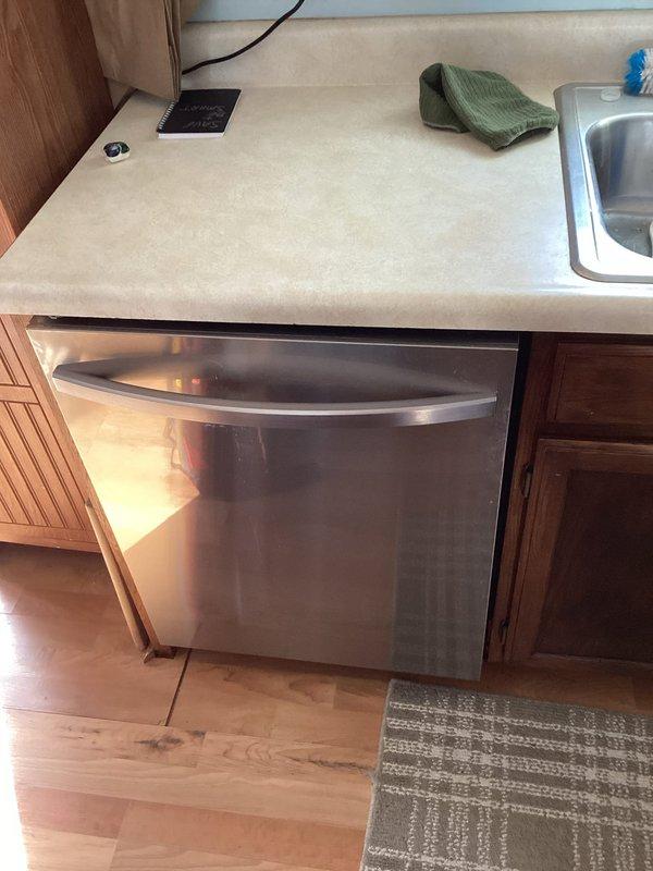 Diagnosed and resolved dishwasher power issue caused by loose electrical connections. Performed repair by securing all wiring connections at the dishwasher terminal and verified proper voltage after repair was complete.