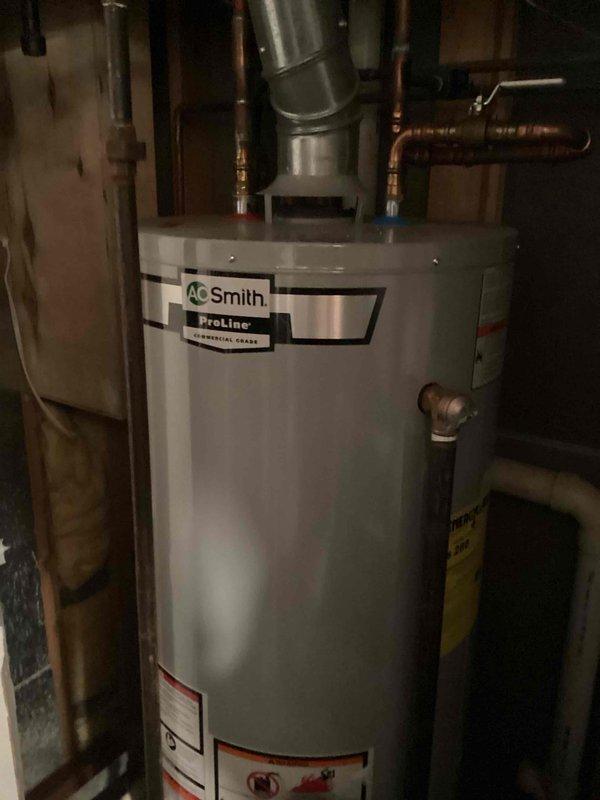 Conducted comprehensive plumbing inspection of residential property with well water system. Verified all plumbing systems are functioning properly, tested water hardness and iron levels, and inspected A.O. Smith ProLine commercial grade water heater with proper copper pipe connections and ventilation. No issues were identified during the inspection.