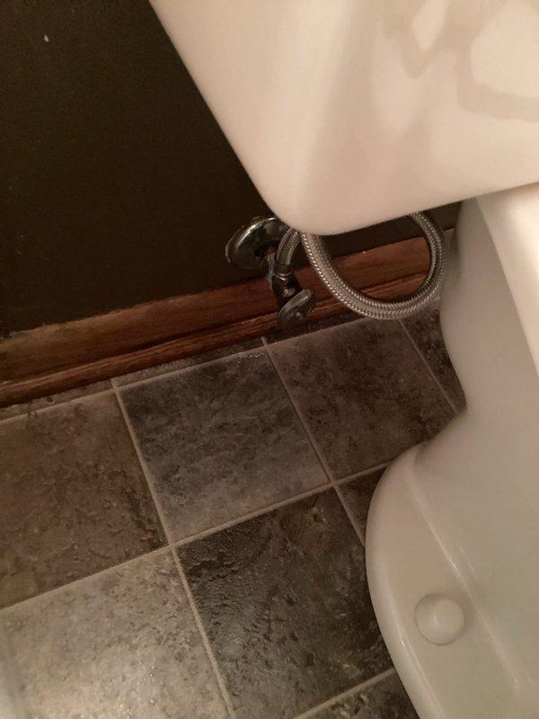 Responded to service call for toilet issue in master bathroom. Diagnosed and replaced faulty angle stop valve that was leaking and malfunctioning fill valve causing continuous water flow. Installed new components, restored water supply, and verified proper toilet operation with no leaks.