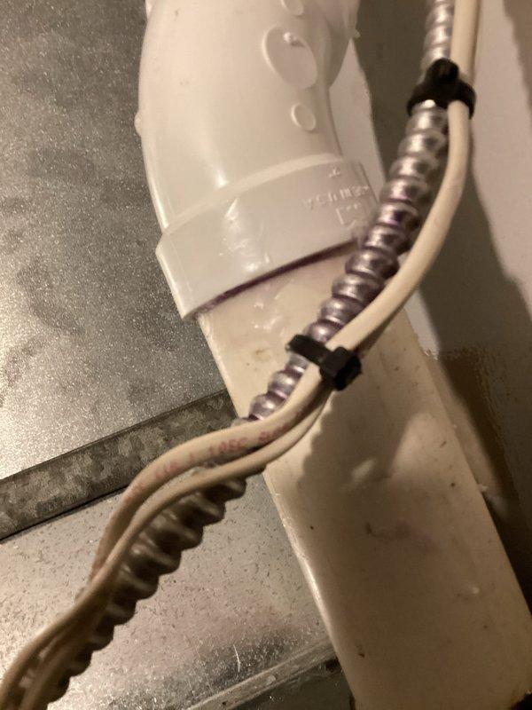 Responded to no heat call for aging system. Diagnosed blocked intake and leaking exhaust as primary issues; reset power temporarily restored operation before system shutdown recurred. Remediated by cutting intake pipe inside and applying adhesive to repair exhaust fitting, successfully restoring proper system function.