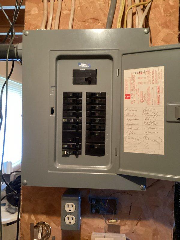 Disconnected and reconnected dishwasher to facilitate diagnostic procedures. Identified and corrected wiring issues, successfully restoring dishwasher functionality. Documented repair with photos of the electrical panel and under-counter installation area.
