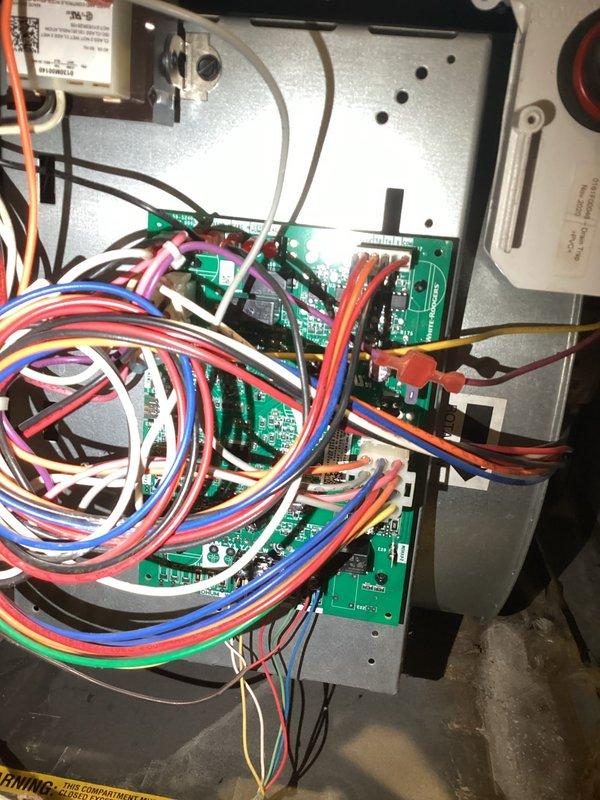 Successfully installed replacement circuit board and pressure switch on HVAC system per repair plan. Accessed and removed faulty components from control panel housing, connected new parts with proper wire terminations, and verified all connections. System tested and confirmed to be operating correctly after installation.