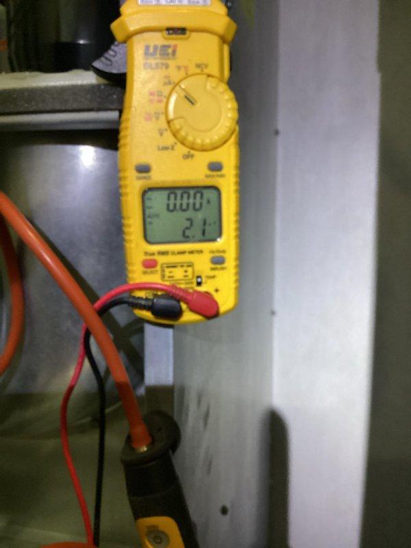 Completed scheduled Preventative Maintenance Agreement on residential furnace system. Performed comprehensive inspection including electrical testing with clamp meter and visual examination of duct connections and ventilation components. All maintenance tasks completed according to manufacturer specifications with system operating within normal parameters.