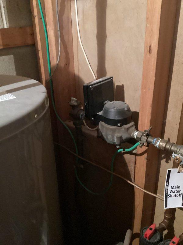 Performed scheduled electrical inspection service, arriving within the 8-12 timeframe. Inspected main electrical service panel, meter installation, and water shutoff system. Documentation completed and verification photos taken of properly installed electrical service components and labeled main water shutoff valve.