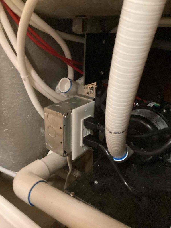Installed dedicated electrical outlet and wiring for newly installed walk-in tub. Ran electrical circuit to power tub pump and control systems, ensuring proper electrical connection and code-compliant installation for safe operation of bathing equipment.