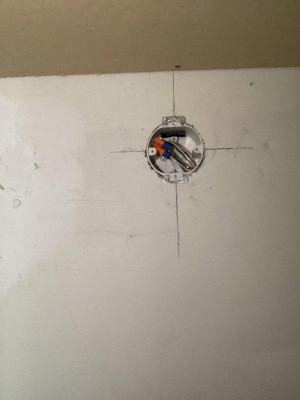 Installed a dedicated 20-amp circuit from the main panel to the basement bathroom. Installed one GFCI receptacle, two switches, and cut in a vanity light fixture centered to the existing vanity. Completed all trim work and verified proper operation of all devices.