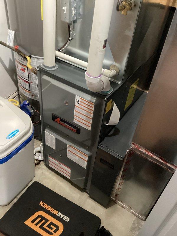 Completed scheduled preventive maintenance agreement service on residential HVAC system. Performed comprehensive tune-up of furnace and air handler unit, including inspection of all major components, electrical connections, gas valve operation, and ventilation systems. All equipment found operating within normal parameters with no deficiencies noted; system tuned and left in proper working condition.