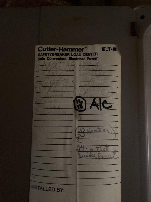 Performed electrical inspection for utility reconnection after service had been disconnected for over six months. Inspected Cutler-Hammer load center and verified all circuit breakers, wiring connections, and panel components were in adequate and safe condition for power restoration. Service approved for reconnection with no deficiencies noted.