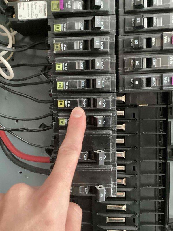 Responded to service call for multiple circuit breakers tripping, affecting two bedrooms, side entry, and exterior lighting circuits. Diagnosed faulty arc fault circuit breaker causing nuisance tripping. Removed defective breaker and installed new replacement breaker to restore power to affected circuits. All circuits tested and operational upon completion.