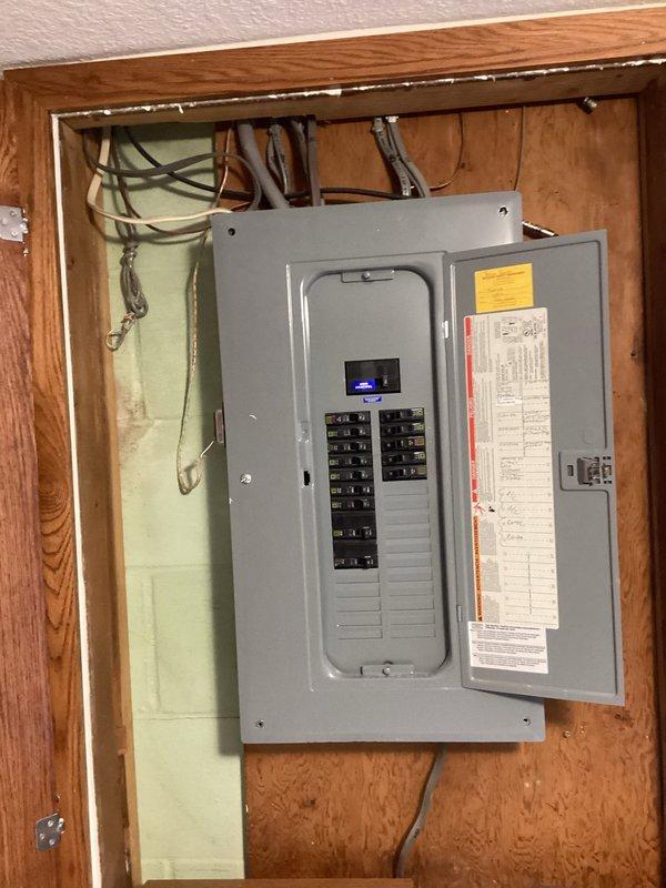 Responded to service call for multiple circuit breakers tripping, affecting two bedrooms, side entry, and exterior lighting circuits. Diagnosed faulty arc fault circuit breaker causing nuisance tripping. Removed defective breaker and installed new replacement breaker to restore power to affected circuits. All circuits tested and operational upon completion.