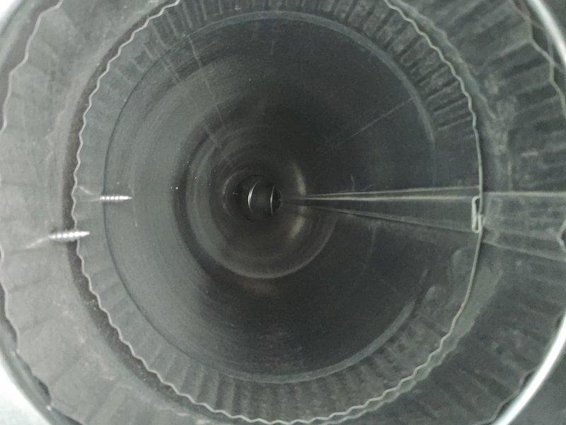 Completed comprehensive duct cleaning and dryer vent cleaning service to remove accumulated dust, debris, and lint buildup throughout the ventilation system. Thoroughly cleaned all accessible ductwork and vents, including blower assembly components where significant particulate matter and fibrous debris had collected on the squirrel cage blower wheel and housing interior, restoring proper airflow and system efficiency.