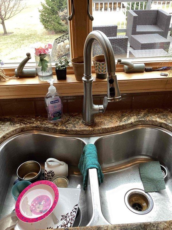 Responded to service call for toilet blockage and low cold water pressure at kitchen sink faucet. Successfully cleared toilet obstruction using closet auger, restoring proper drainage and flushing function. Identified and removed sediment buildup from cold water supply line to kitchen faucet, resolving low pressure issue and restoring full water flow to fixture.