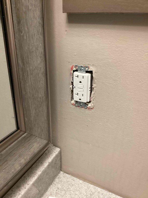 Responded to service call for non-functioning outlets in residential property. Upon inspection, identified GFCI outlet with reversed wiring causing circuit malfunction. Corrected wiring configuration on GFCI receptacle to proper polarity, restoring functionality to affected outlets throughout the circuit.