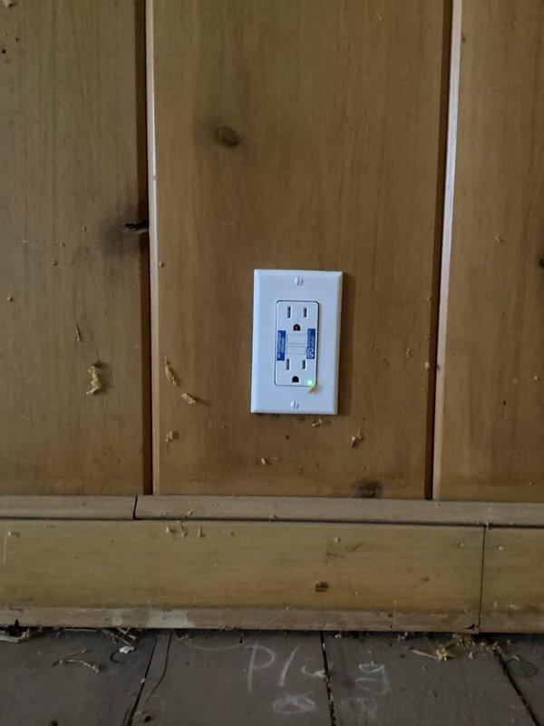 Completed comprehensive FRM electrical inspection of residential property. Identified deficiencies including outdated electrical panel requiring upgrade to meet current code standards and improperly secured wiring in basement area necessitating re-strapping for safety compliance. Documented existing GFCI outlets in finished and unfinished areas, photographed electrical conditions throughout basement including exposed wiring on wooden framing, and provided detailed estimate for recommended corrective work to address code violations and safety concerns.