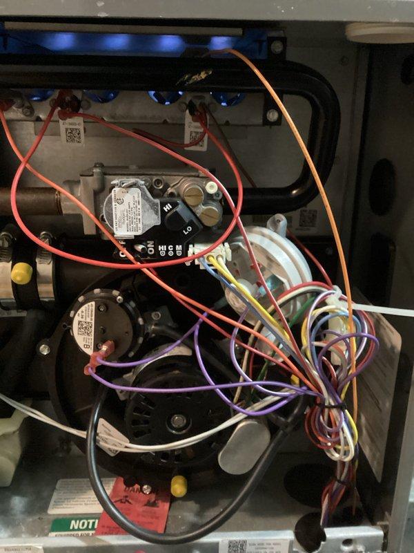 Responded to no heat call on residential furnace system. Upon arrival, performed diagnostic testing and identified failed pressure switch preventing unit operation. Removed defective pressure switch and installed replacement component. Verified all electrical connections, tested system operation through complete heating cycle, and confirmed proper ignition sequence and burner operation. Unit restored to normal heating function.