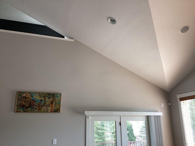 Conducted on-site inspection of existing recessed lighting system in vaulted ceiling area to assess feasibility for additional fixture installation. Evaluated current electrical infrastructure, switch configuration including dimmer controls, and optimal placement locations for supplemental recessed lighting to enhance illumination throughout the living space. Provided comprehensive estimate for recommended lighting upgrades based on customer requirements and existing electrical capacity.
