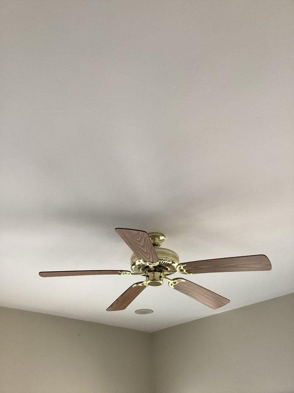 Responded to service call for ceiling fan replacement evaluation. Assessed existing ceiling fan fixtures in residential property and provided detailed estimates for removal and replacement of units. Customer opted to review estimates before proceeding with installation work.