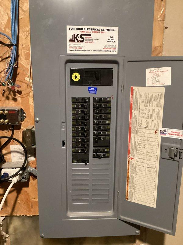 Responded to no power emergency call caused by rainwater intrusion into main electrical panel. Upon arrival, found panel had been exposed to water leak but was completely dry at time of inspection. Performed comprehensive panel inspection, verifying all circuit breakers, bus bars, and electrical connections for proper operation and safety. Confirmed no water damage to internal components and all circuits functioning correctly. Verified homeowner had taken appropriate action during the incident. Restored full power to residence with all systems operational.
