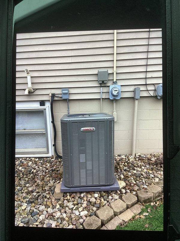 Completed warranty replacement of condenser coil on Lennox residential air conditioning unit. Retrieved replacement coil from parts department, removed failed component, and installed new coil per manufacturer specifications. Utilized refrigerant scale to ensure proper system charge, tested system operation, and confirmed unit functioning correctly upon completion.