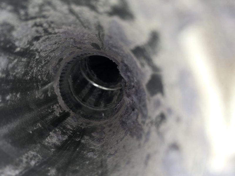 Completed comprehensive duct cleaning service for residential HVAC system. Removed accumulated dust, debris, lint, and fibrous material from ductwork and ventilation components, including thorough cleaning of all accessible vents and registers. System components inspected and documented, with significant buildup noted on mechanical fittings and duct surfaces prior to cleaning.