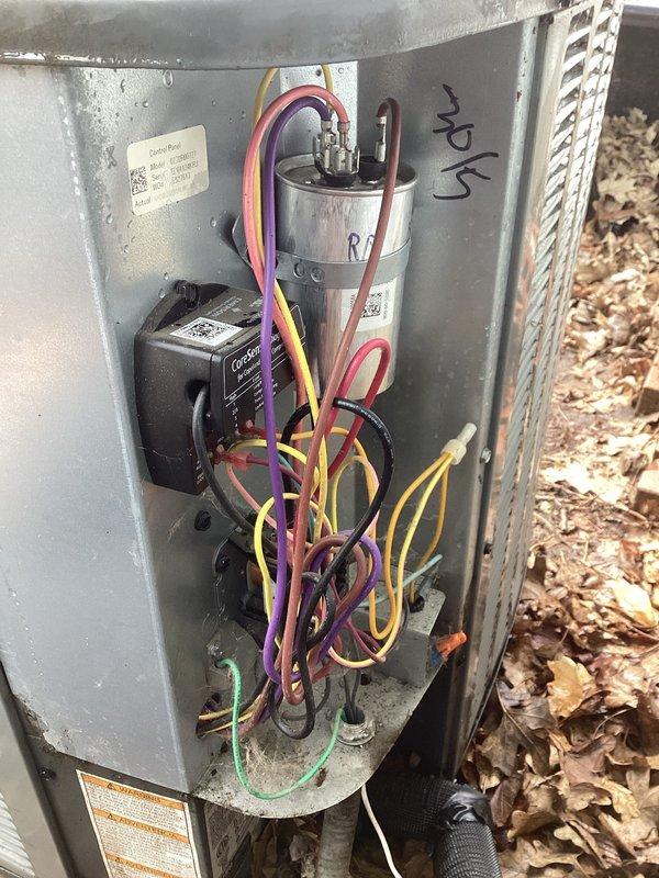 Performed comprehensive air conditioning preventive maintenance agreement service including complete system tune-up. Replaced failed condensate pump with new unit and tested for proper operation. Conducted thorough inspection and cleaning of AC system, verified electrical components and capacitor connections in outdoor unit, and confirmed all equipment operating within normal parameters upon completion.
