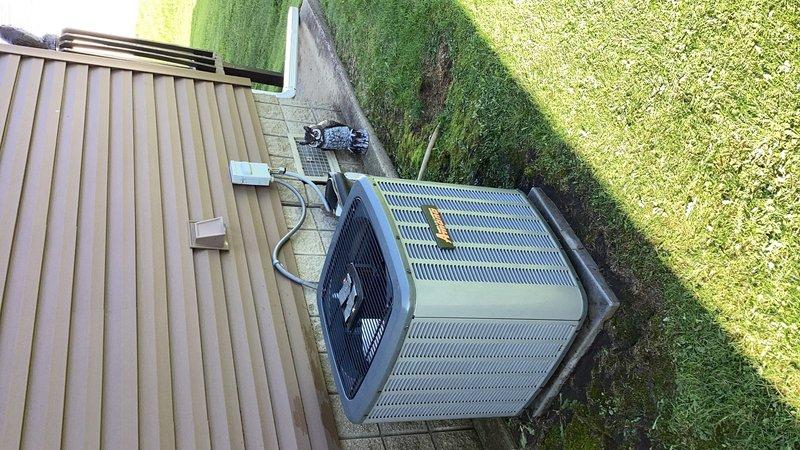 Completed one-time air conditioning tune-up and maintenance service on residential outdoor condenser unit. Unit was found to be dirty upon inspection; performed thorough cleaning and standard preventive maintenance procedures to restore optimal system performance.