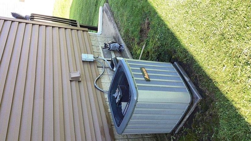 Completed one-time air conditioning tune-up and maintenance service on residential outdoor condenser unit. Unit was found to be dirty upon inspection; performed thorough cleaning and standard preventive maintenance procedures to restore optimal system performance.