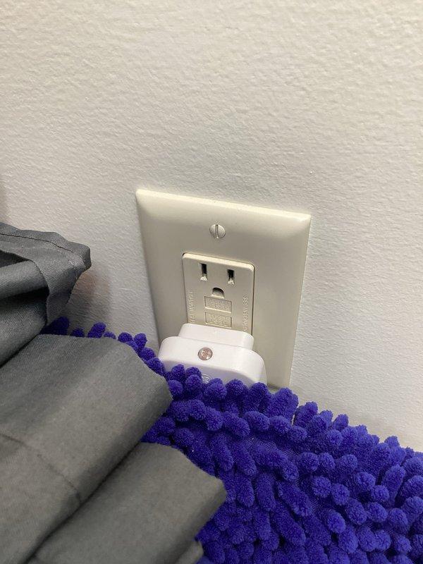 Completed electrical inspection per scheduled appointment. Identified missing GFCI protection at washing machine location, which is required by current electrical code for safety in wet areas. Documented findings with photographs and provided estimate for installation of required GFCI outlet.