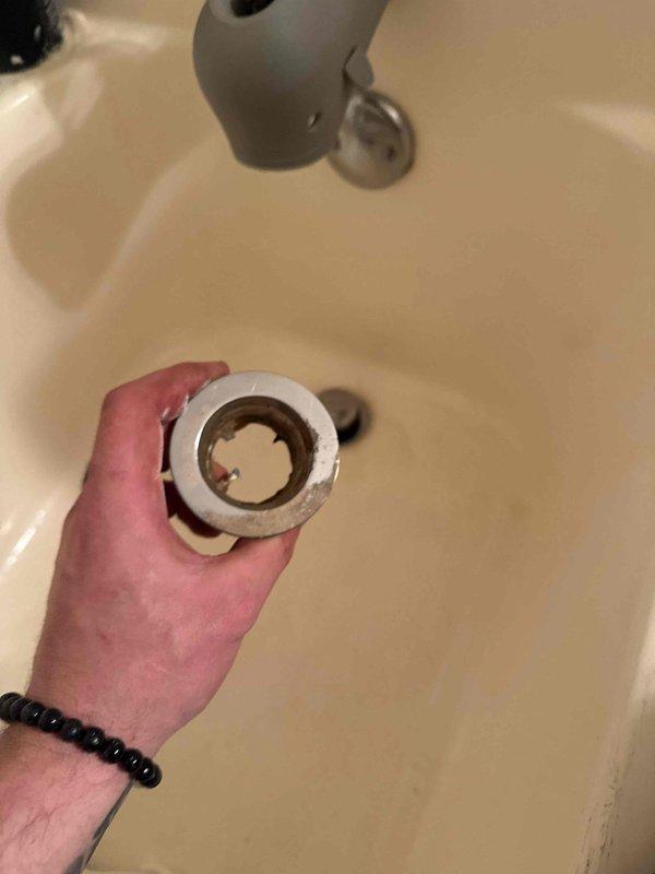 Responded to service call for bathtub with multiple fixture failures. Upon inspection, found stripped hot water handle on Roman-style tub faucet and broken tub drain stopper assembly. Successfully replaced the damaged drain strainer on-site. Due to the specialized nature of the Roman tub faucet system, ordered replacement UPC-certified Roman tub cartridge and handles for subsequent installation to restore full functionality to the hot water control.