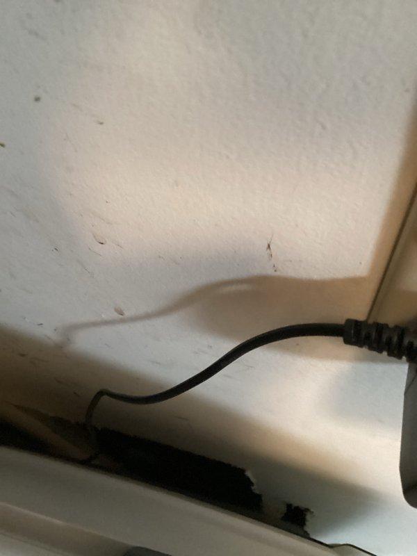 Responded to water leak emergency and located pin hole leak on copper water line in wall adjacent to water softener. Disconnected softener, created wall access to expose damaged section, and cut out compromised copper piping. Installed new copper pipe with proper soldered connections, restored water service to home, and verified system integrity with no additional leaks detected.