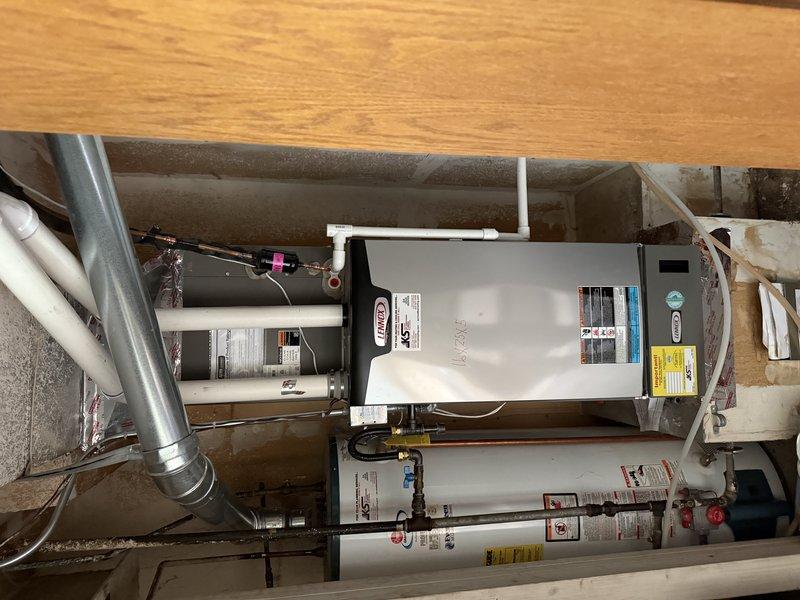 Responded to no heat call on residential furnace system. Upon diagnosis, identified failed control board and transformer as the source of the heating failure. Replaced both the defective control board and transformer under existing parts warranty, restoring full heating operation to the unit.
