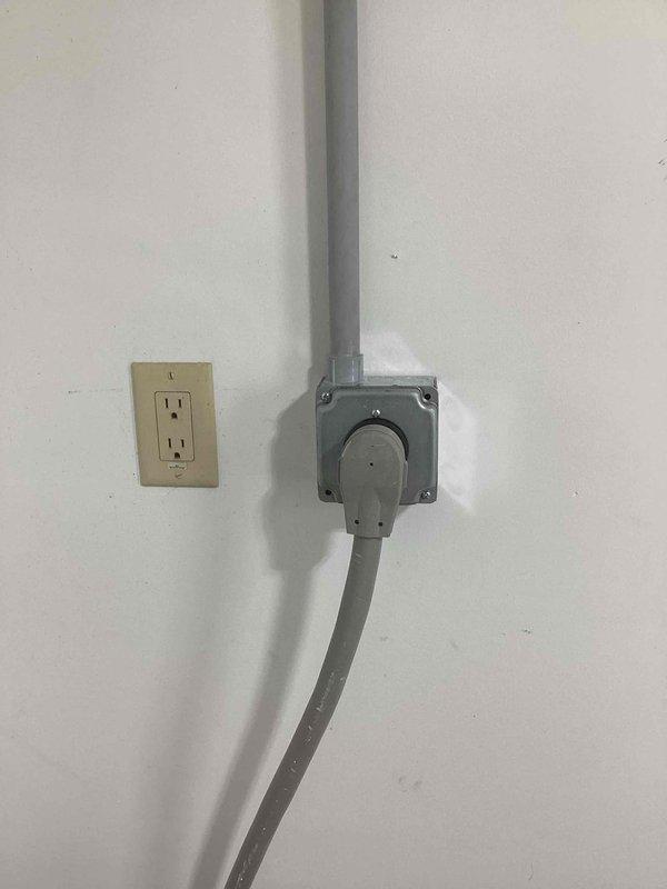 Responded to service callback for kiln outlet replacement. Upon arrival, determined that incorrect outlet type had been previously installed. Removed improper receptacle and installed correct specification outlet to meet kiln electrical requirements. Verified proper circuit breaker connection and tested installation for functionality.