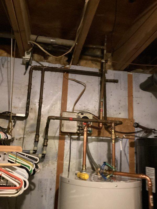Responded to no hot water complaint on recently installed water heater. Upon inspection, identified improper electrical wiring as the cause of unit failure. Corrected all wiring connections to manufacturer specifications and verified proper operation of water heater before departure.