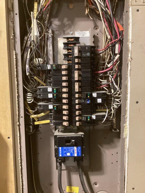 Performed electrical inspection in response to home buyer's inspection concerns regarding circuit breaker sizing and panel configuration. Upon evaluation, determined that existing breakers were oversized for their respective circuits, creating a safety hazard and code violation. Removed improperly sized circuit breakers and installed new correctly-rated breakers to match wire gauge and circuit requirements. Verified proper electrical connections, tested all circuits for functionality, and ensured panel configuration met current electrical code standards.