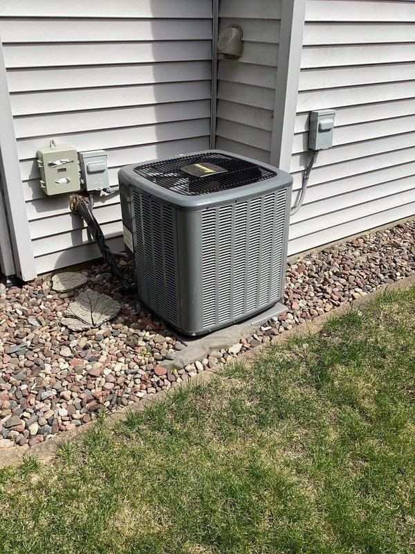 Completed one-time air conditioning tune-up and preventative maintenance on outdoor condensing unit. Performed comprehensive system inspection, verified proper operation of all components, and ensured unit is ready for optimal cooling performance.
