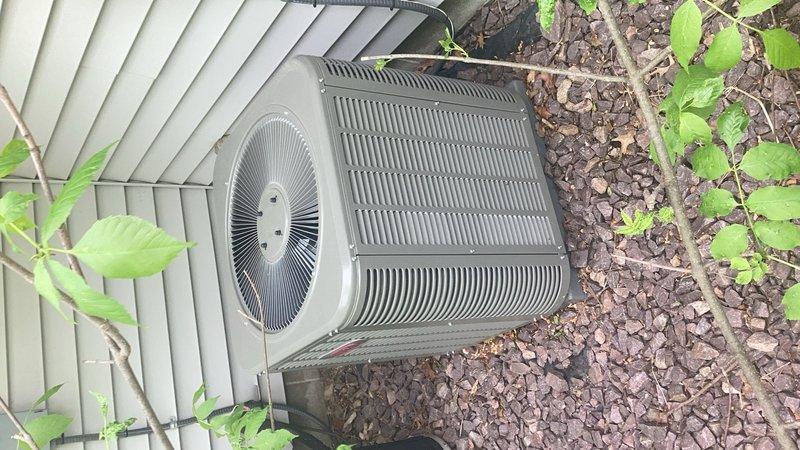 Responded to no cooling complaint on newly installed air conditioning system. Upon arrival, discovered unit was not properly wired during initial installation. Completed temporary wiring to restore cooling operation and system functionality.