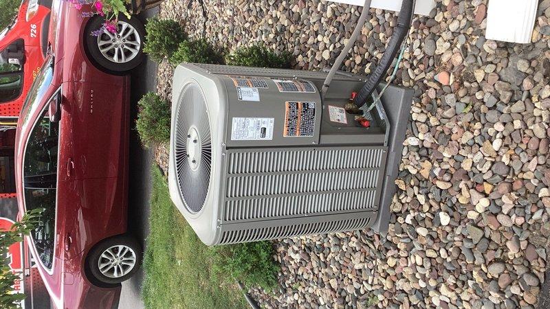 Responded to no cooling complaint on residential air conditioning system. Upon arrival, diagnosed unit as low on refrigerant charge. Added UV dye to system for future leak detection and recharged system to manufacturer specifications. Unit tested and operating properly at time of departure.