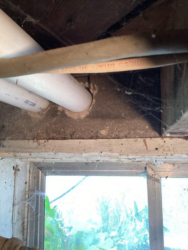 Performed water heater assessment for 40-gallon atmospheric unit and determined that existing chimney lacks proper liner, requiring conversion to power vent configuration. Provided detailed estimate for complete replacement with power vent water heater to meet current code requirements and ensure safe operation.