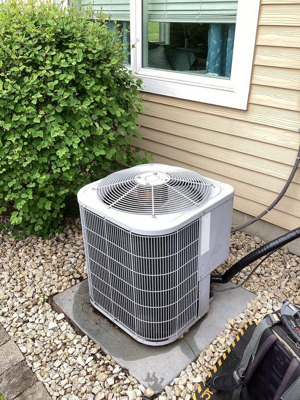 Completed comprehensive HVAC maintenance including one-time furnace tune-up and evaporator coil cleaning as requested. Performed full air conditioning system maintenance on outdoor condenser unit, inspecting electrical components including capacitor and wiring connections, verifying proper operation of all systems, and ensuring unit cleanliness and optimal performance.
