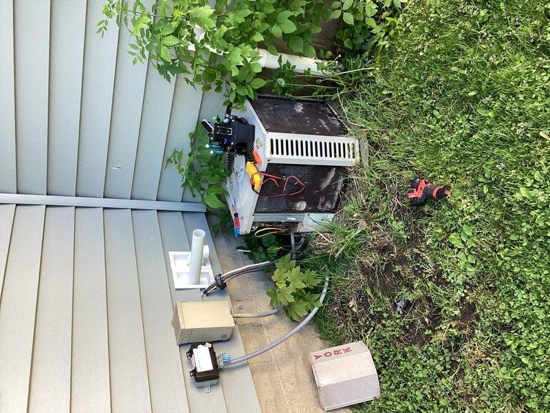 Responded to no cooling call on 10+ year old residential air conditioning system that lost power following exterior siding replacement work. Upon arrival, conducted visual inspection of outdoor condensing unit and discovered heavy corrosion throughout electrical components including contactor, wiring connections, and control board. Corrosion appeared to be long-term environmental damage exacerbated by age of equipment. Documented extensive deterioration with photographs showing compromised electrical connections and corroded metal surfaces on cabinet and internal components. Based on severity of corrosion, age of system, and anticipated repair costs versus remaining equipment lifespan, provided professional recommendation for complete system replacement rather than repair. Customer educated on findings and options.