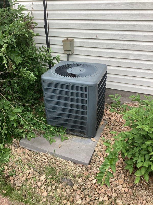 Responded to no cooling and no heating call on residential HVAC system. Upon inspection, discovered refrigerant leak in air conditioning system causing loss of cooling capacity, and gas supply shut off to furnace preventing heating operation. Located and repaired refrigerant leak, recharged AC system to proper specifications, and restored gas supply to furnace. Both heating and cooling systems tested and confirmed operational before departure.