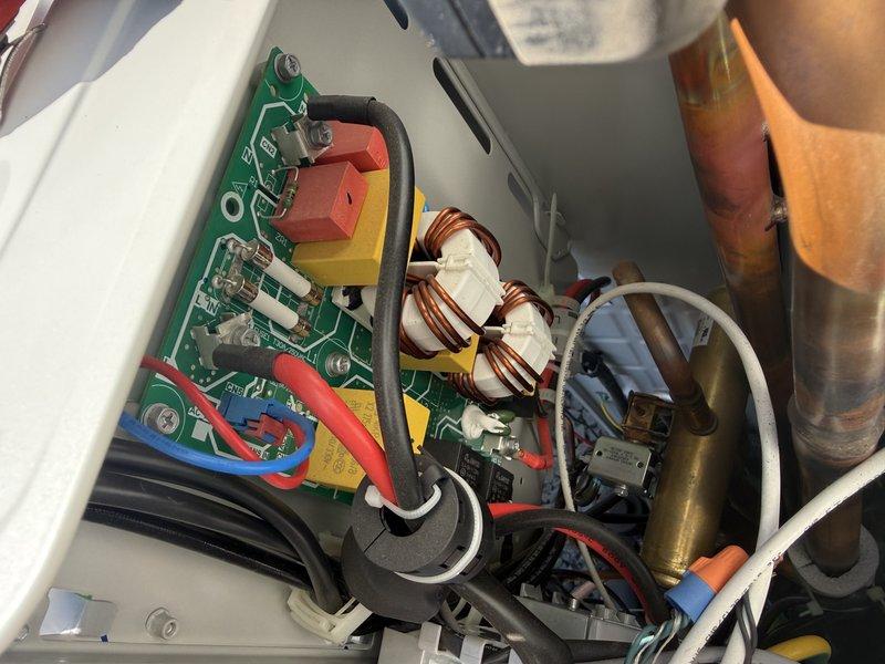 Responded to service call for furnace control board replacement. Upon arrival, installed new main control board as scheduled. During installation and system inspection, discovered the filter assembly board had also sustained damage and required replacement. Successfully installed the primary control board and identified the need for a second control board to complete the repair and restore full system functionality.