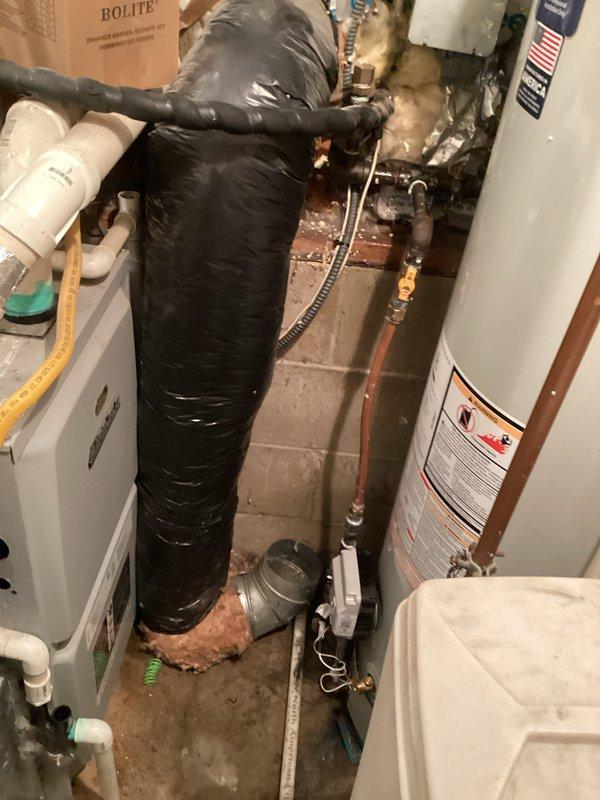 Responded to callback following water heater installation to address safety concerns identified by gas utility company. Upon arrival, confirmed that loose water heater cap connections causing major gas leak had been tightened by utility personnel. Inspected intake vent that was displaced during initial installation, repositioned and secured properly. Performed comprehensive system verification including all gas connections, venting components, water supply lines, pressure relief valve operation, and burner functionality to ensure safe operation with no additional issues present.